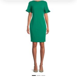 Calvin Klein NWT 10 Jersey Sheath dress